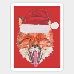 Christmas fox Magnet